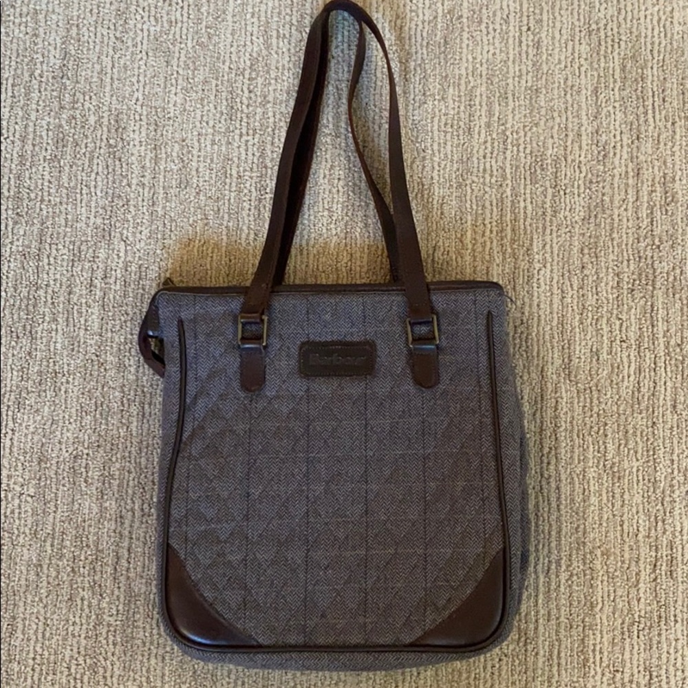 Great Condition Vintage Barbour Tote Purse.